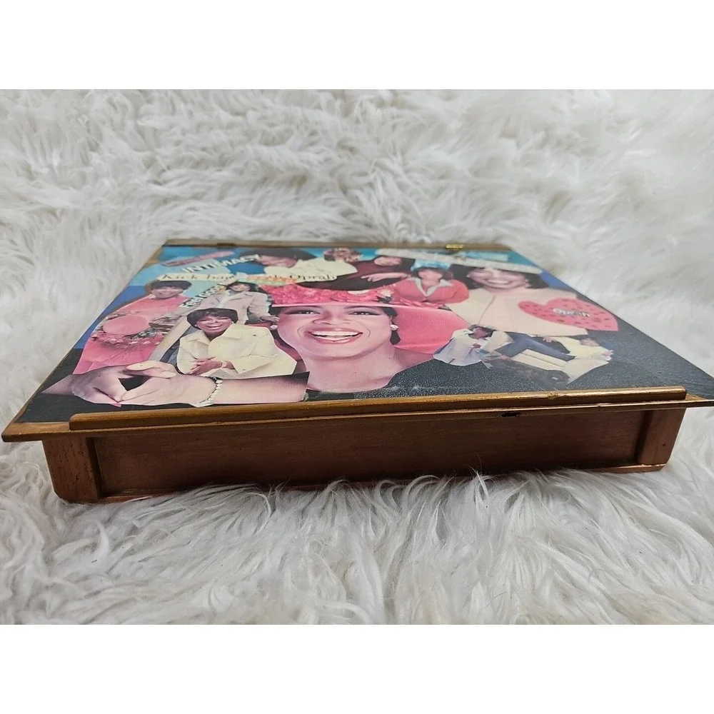 Vintage Super Cool Homemade 90s Y2K Oprah Winfrey Storage Trinket Box